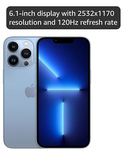 Amazon.com: Apple iPhone 13 Pro, 128GB, Sierra Blue - Unlocked