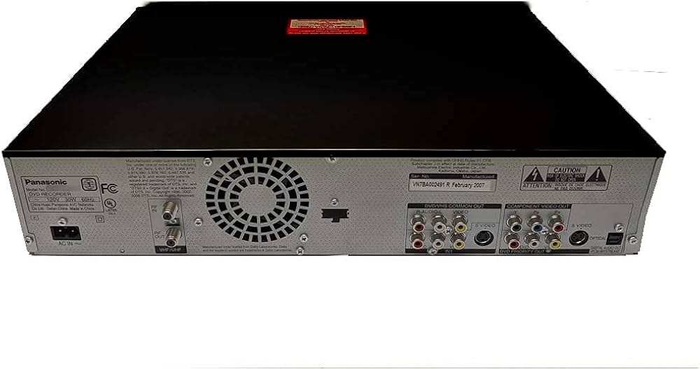 Amazon.com: Panasonic VHS to DVD Recorder VCR Combo w/ Remote