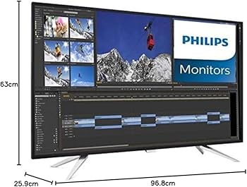 Amazon.co.jp: Philips 43型ワイド液晶ディスプレイ (4K対応/IPSパネル