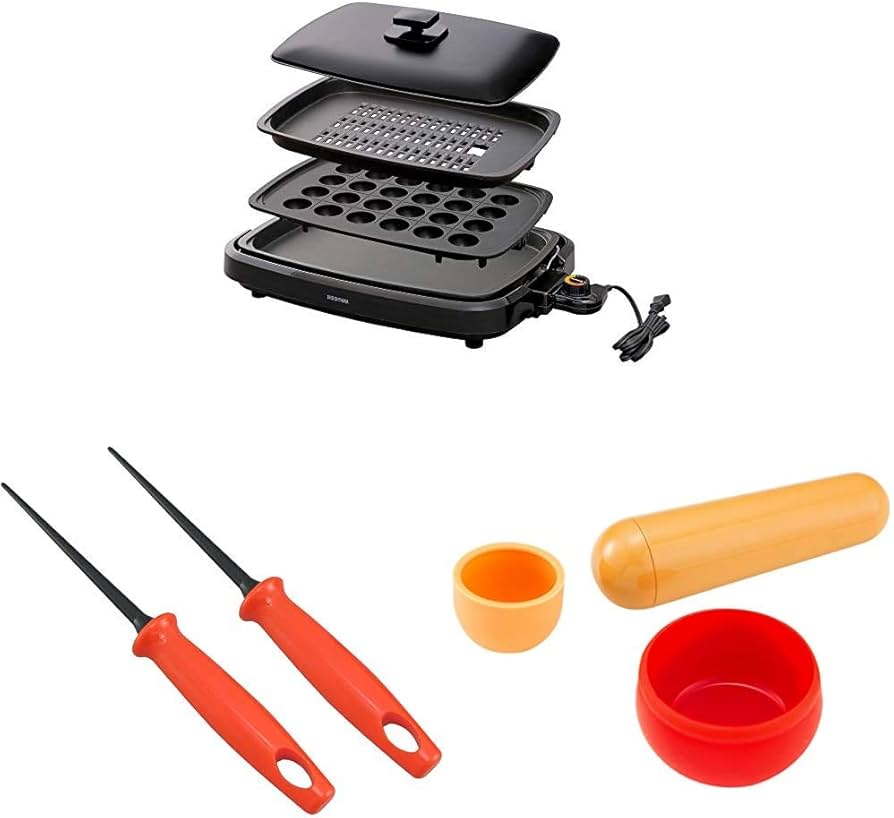 Amazon | アイリスオーヤマ ホットプレート たこ焼き 焼肉 平面