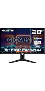 Amazon.co.jp: GIGABYTE ゲーミングモニター 28インチ UHD（4K