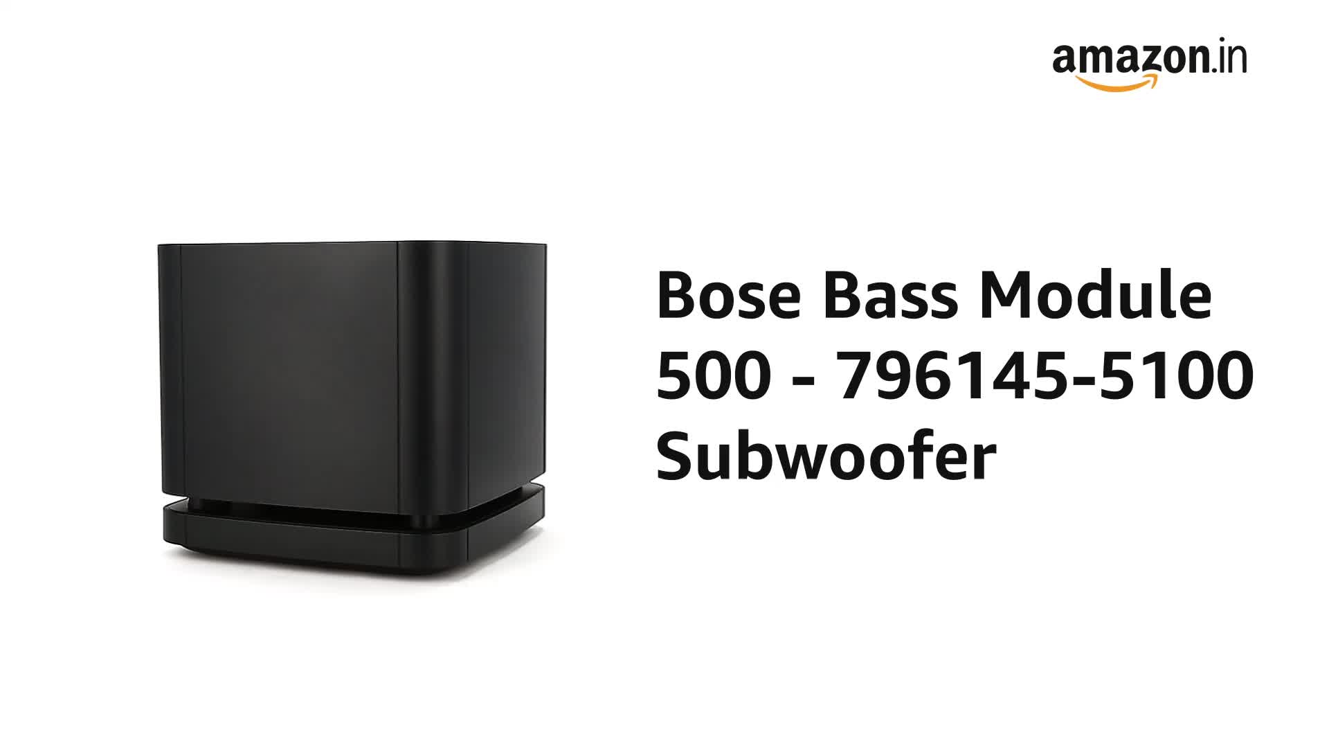 Bose Bass Module 500 - Black - Wireless, Compact Subwoofer Price
