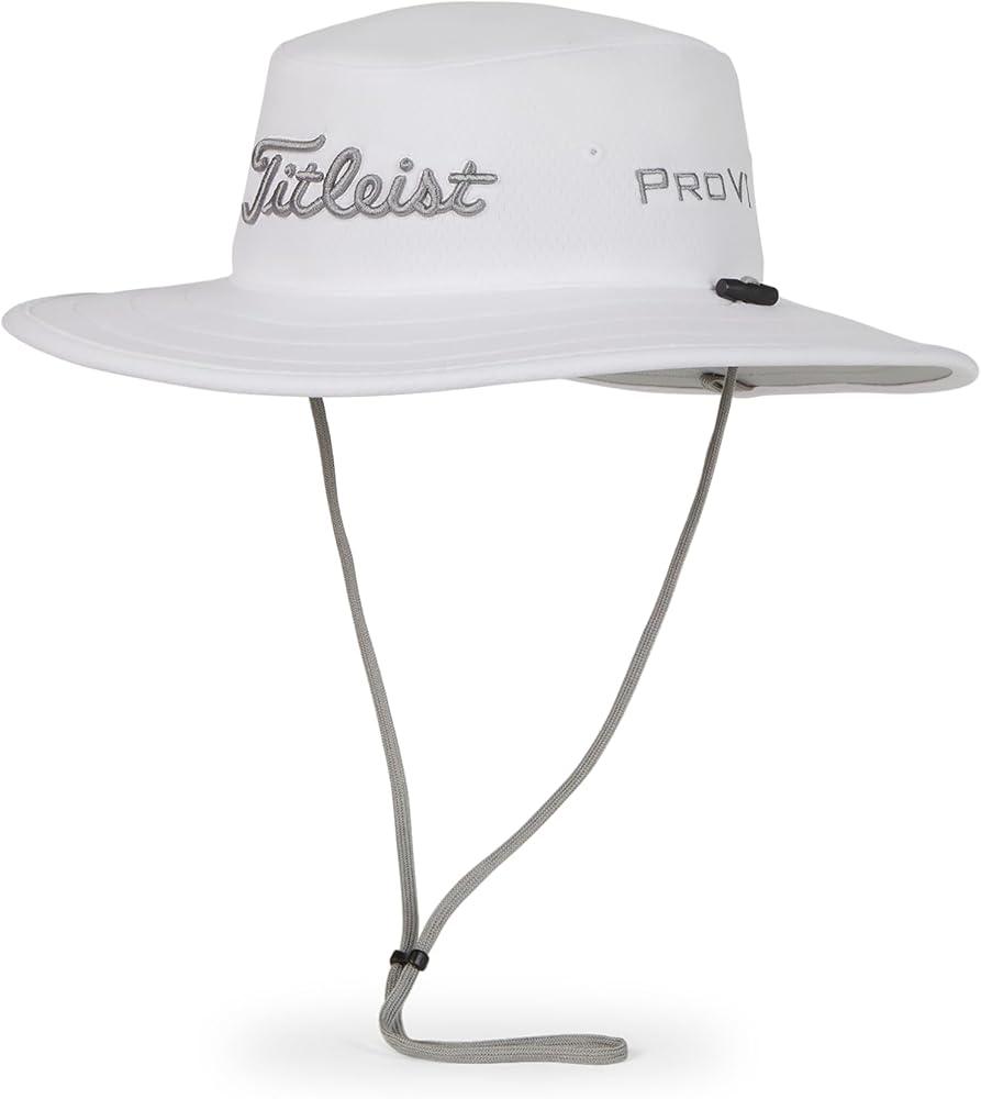 Titleist Golf Tour Aussie Hat White/Gray at Amazon Men's Clothing
