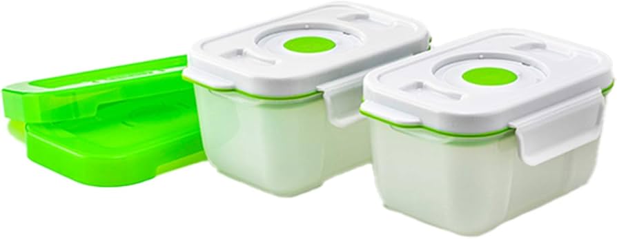 Amazon｜【公式】フォーサ FOSA 角型 真空コンテナ(中)2個セット 容量