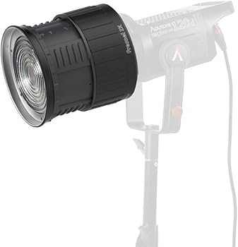 Amazon.com : Aputure Fresnel 2x Attachment with Rotating Barrel
