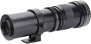 Amazon | 望遠レンズ、420-800mm F/8.3-16望遠レンズDSLRカメラ用手動