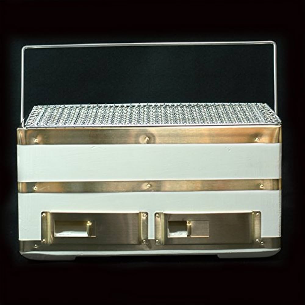 Amazon.co.jp: 奥能登天然珪藻土 切り出し七輪 長角30号 網付き 【1