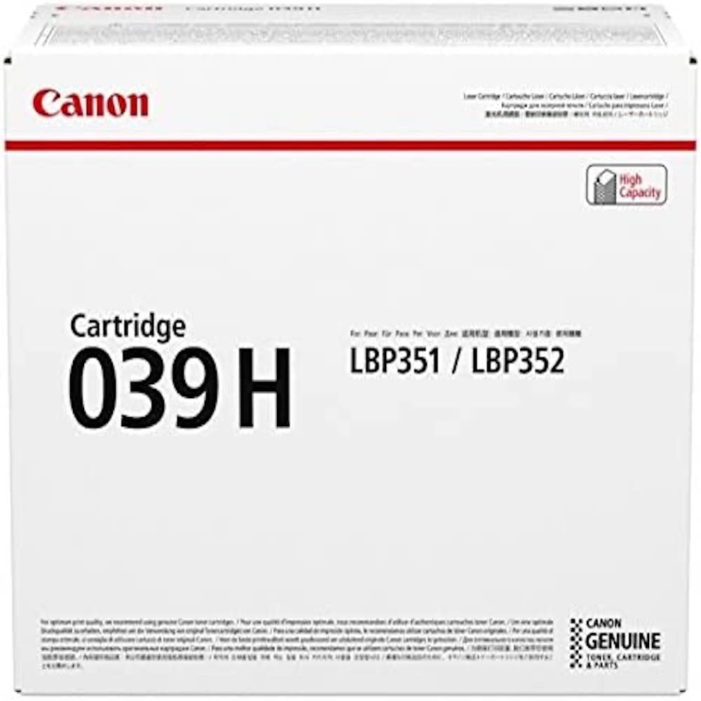 Amazon.com: Canon CNMCRTDG039H CRG-039H High Yield Black Toner