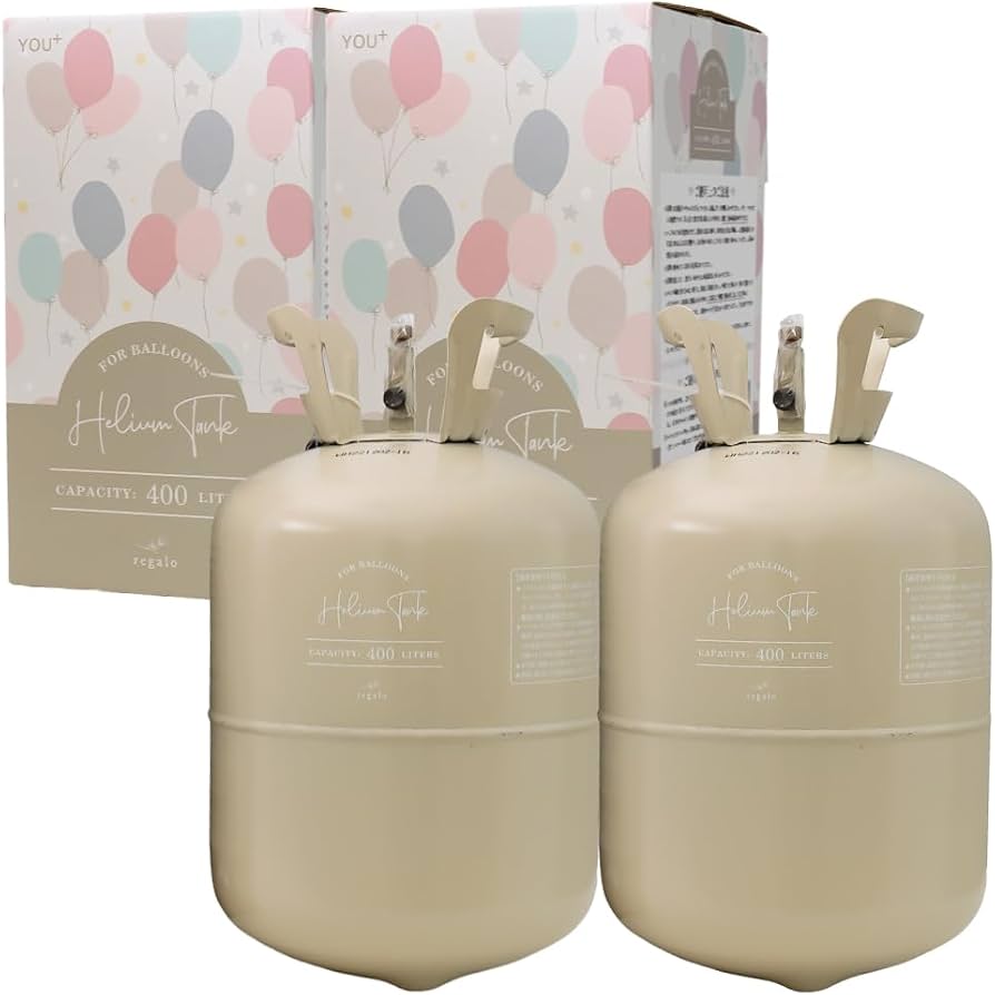 Amazon.co.jp: YOU+ ヘリウムガス 風船用 バルーン 使い捨て ヘリウム