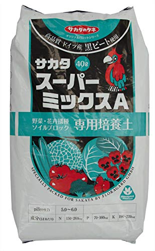 Amazon | サカタのタネ スーパーミックスA 40リットル | 用土