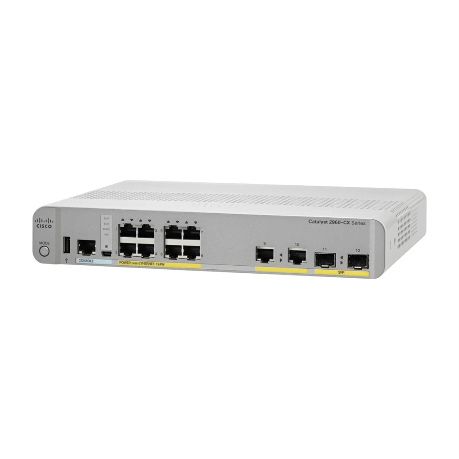 Amazon.com: Cisco Catalyst WS-C2960CX-8PC-L 8 Port PoE 2960CX