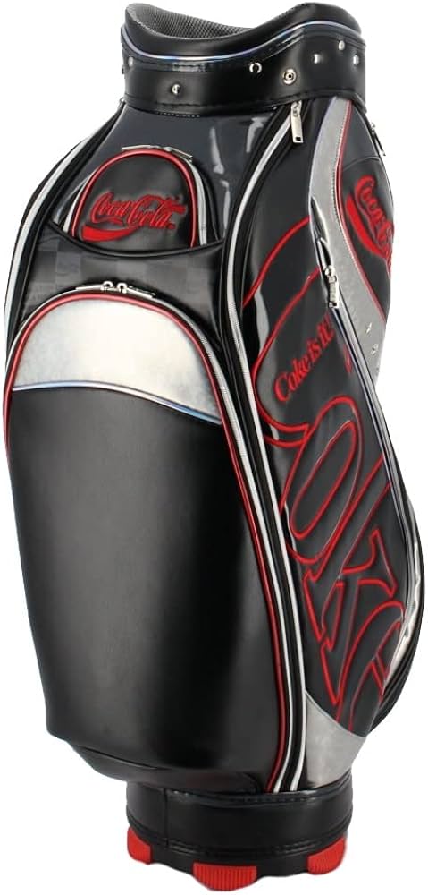 Amazon | コカ・コーラ Coca-Cola メンズ ゴルフ キャディバッグ CC