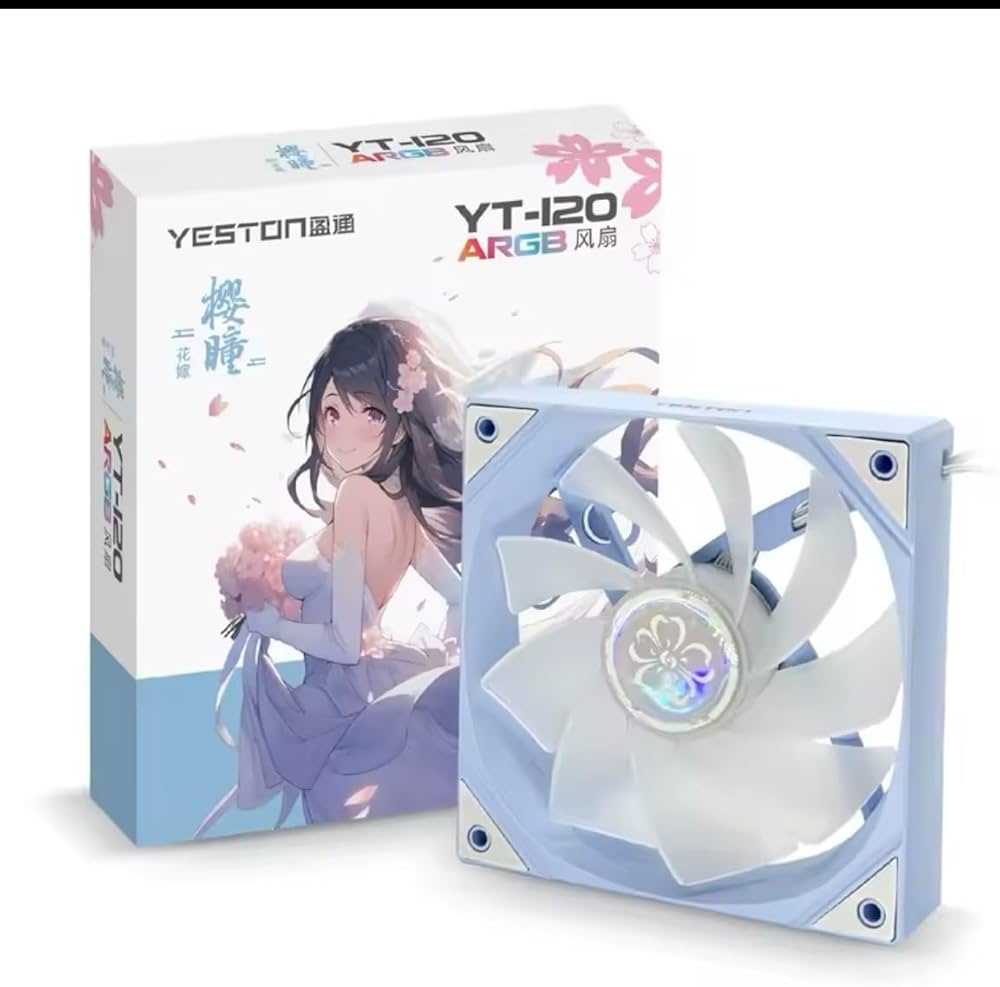 Amazon.co.jp: YESTON YT-120 櫻瞳シリーズ ARGBファン, 120mm, 静音