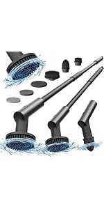 Amazon｜HOTO 電動スピンスクラバー 電動 掃除ブラシ コードレス 2段階