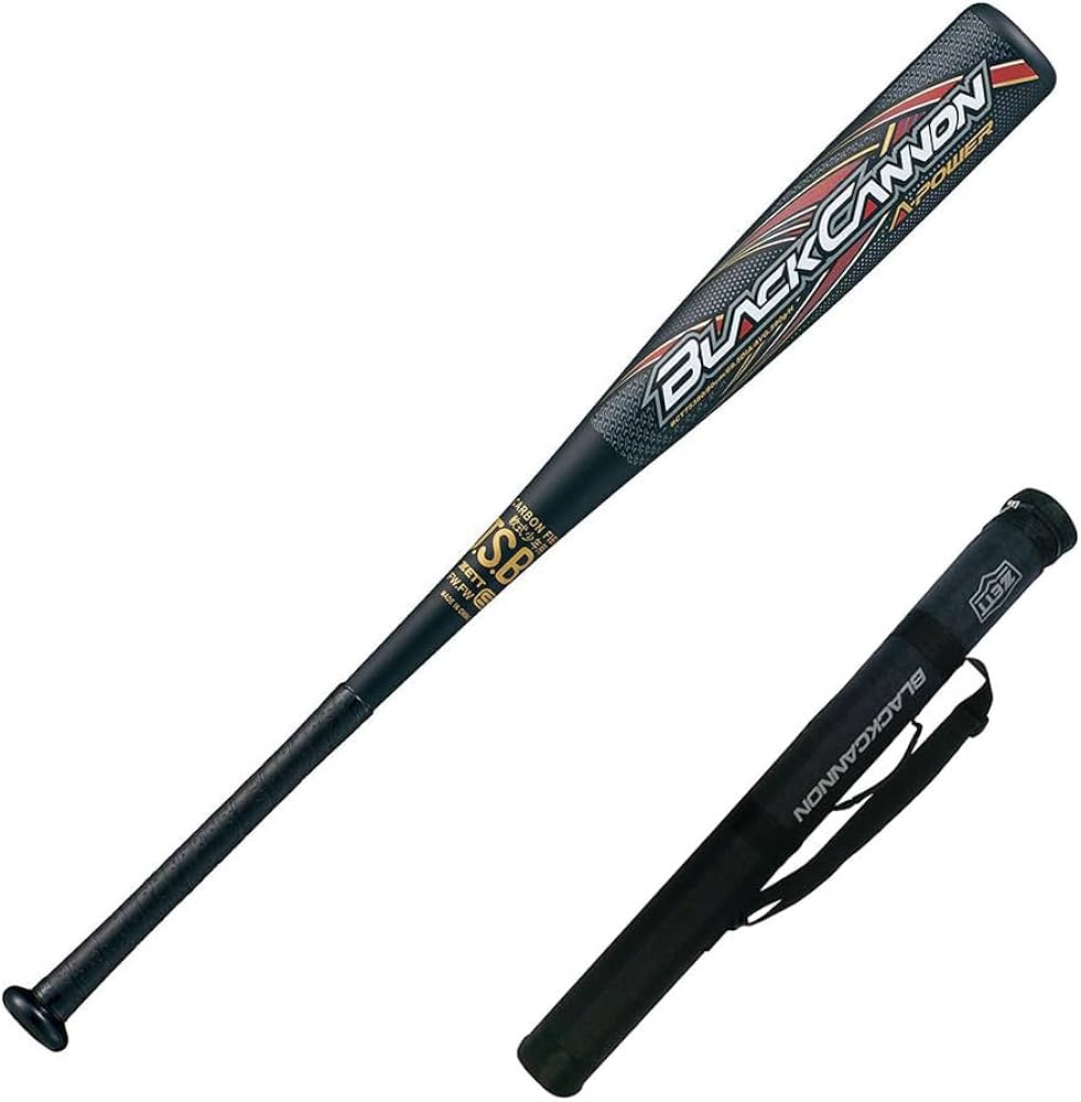 Amazon | ゼット(ZETT) 少年野球 軟式 FRP製バット ブラックキャノン