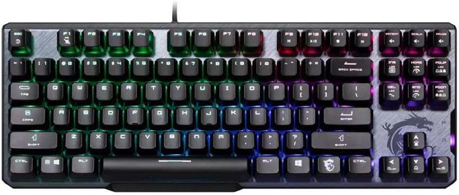 Amazon.co.jp: MSI VIGOR GK50 ELITE TKL KALIH RED 赤軸リニア