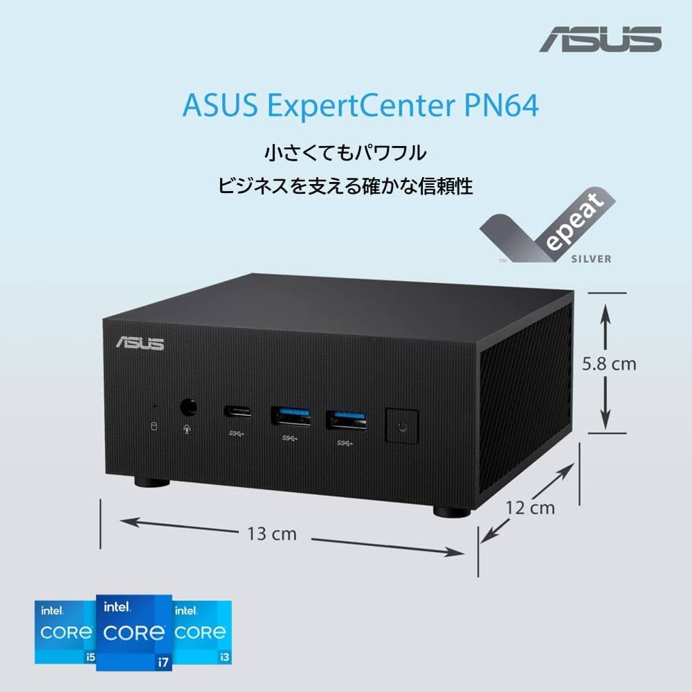 Amazon.co.jp: ASUS デスクトップミニパソコン (Core i3-1220P/8GB