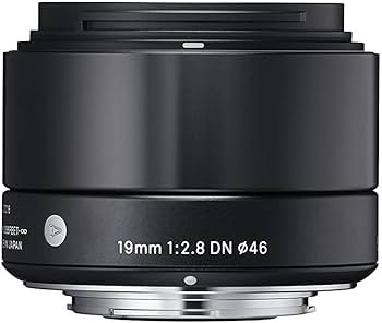 Amazon.co.jp: SIGMA 交換レンズ 19mm F2.8 DN Black ソニーE用 : 家電