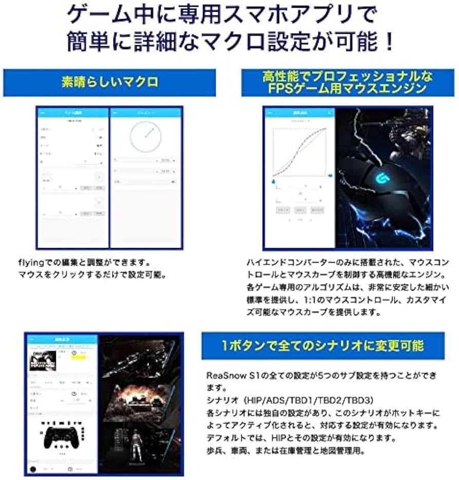 Amazon.co.jp: ReaSnowS1 PS5対応 2023年最新版ゲーミングコンバーター