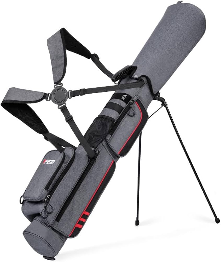 Amazon.co.jp: ゴルフ キャディバッグ スタンド式 3分割 ショルダー