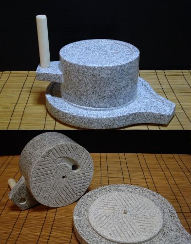 Amazon｜御影石 ひき臼（石臼）セット 24皿型 オフィス木村it21｜そば