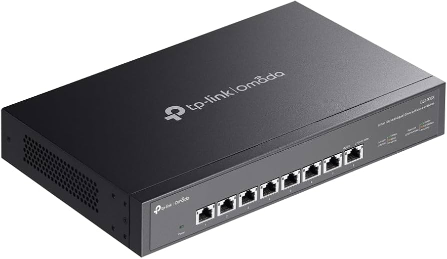 Amazon.com: Omada 8-Port 10G Unmanaged Desktop/Rackmount Switch