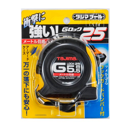 Amazon.co.jp: タジマ(Tajima) コンベックス 5.5m×25mm Gロック25