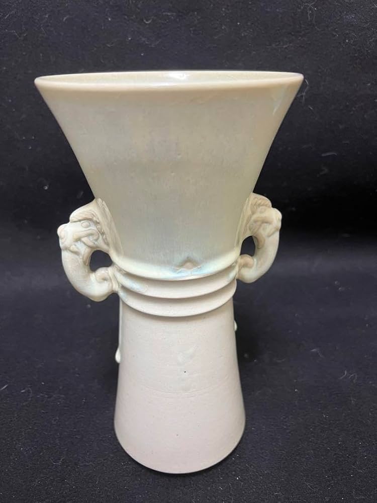 Amazon.co.jp: 赤膚焼尊式他花器花瓶 尾西楽斎造 大和圓照寺 華道山村