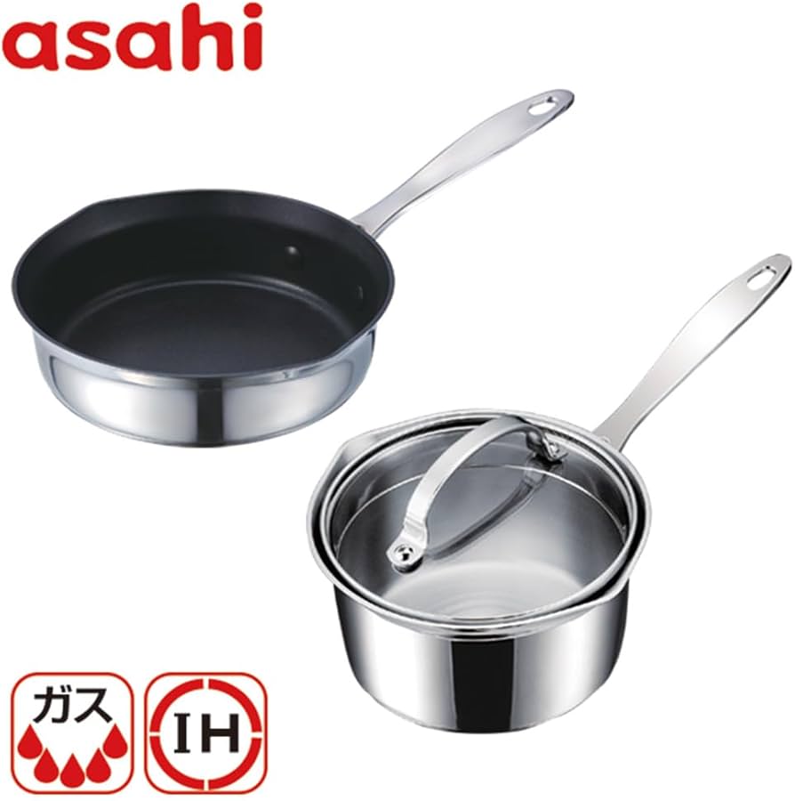 Amazon | アサヒ軽金属天使シリーズセット 天使のなべ 16cm ＆ 天使の
