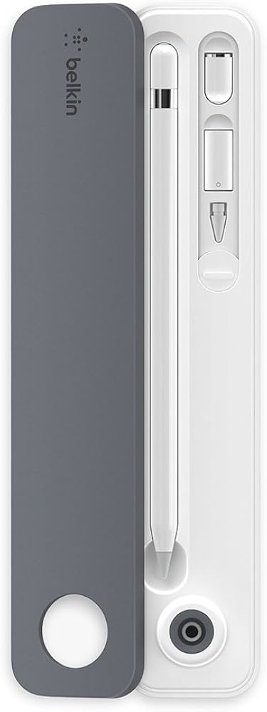 Amazon | belkin F8J206BTGRY Apple Pencil用ケース+スタンド グレー