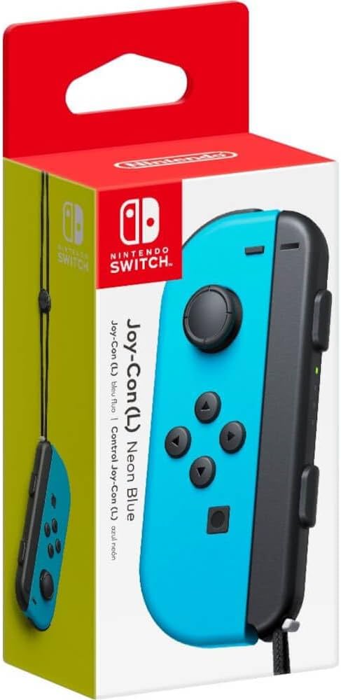 Amazon.com: Nintendo Joy-Con (L) - Neon Blue Switch : Nintendo