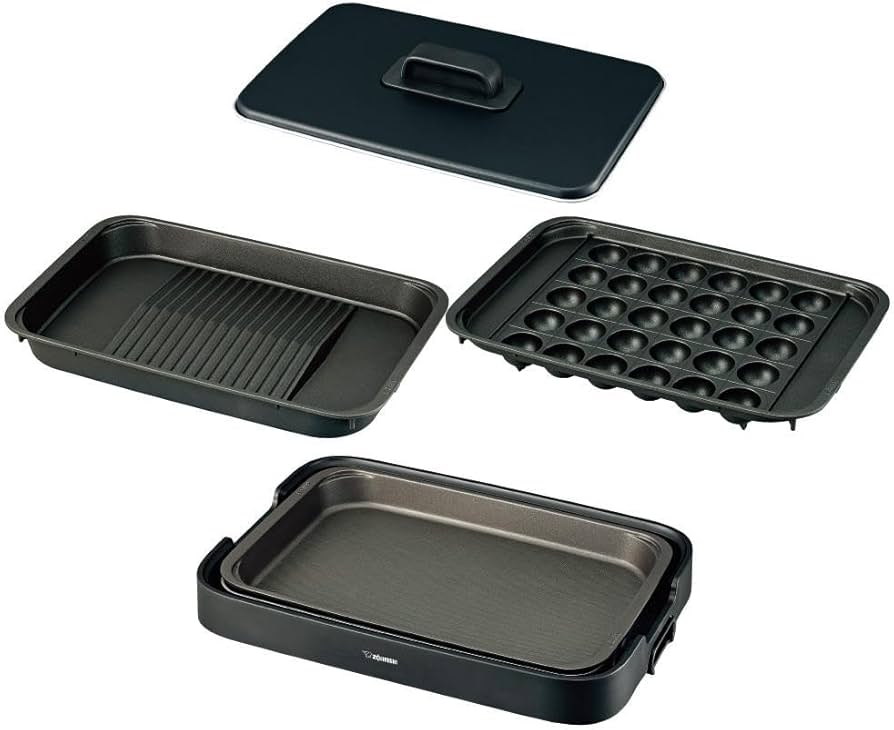 Amazon | 象印マホービン ホットプレート 3枚タイプ ブラック EA-KK30