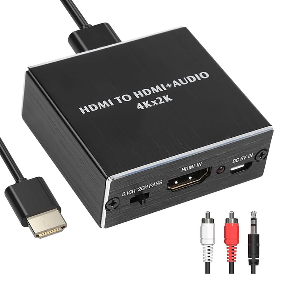 Amazon.com: HDMI Audio Splitter, 4K x 2K HDMI Audio Extractor HDMI