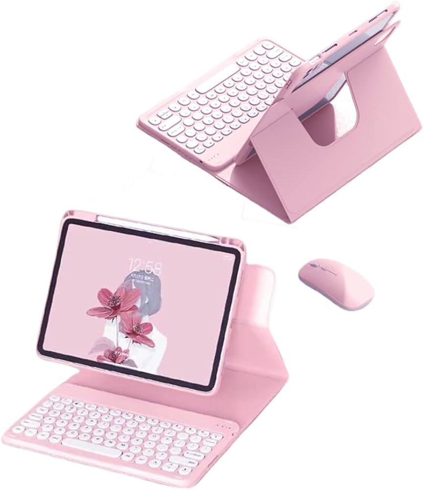 Amazon.co.jp: マウス付き iPad 10.2 キーボードケース 縦置き iPad 第