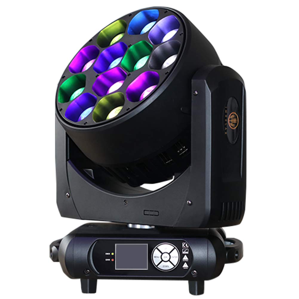 Amazon.co.jp : IMRELAX 12x40W RGBW 4in1 LED 舞台照明 ズーム ビーム