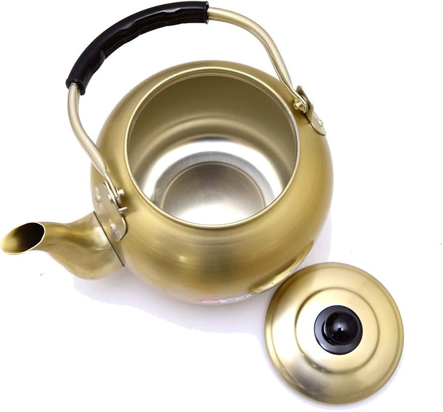 Amazon｜前川金属 アルマイト 湯沸し 福徳瓶 10L｜やかん・ケトル