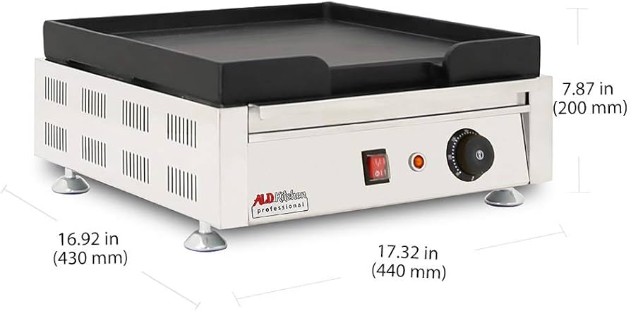 Amazon.com: ALDKitchen Electric Griddle | Teppanyaki Grill with