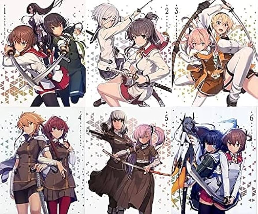 Amazon.co.jp: 【Blu-ray】刀使ノ巫女 初回生産版 全6巻セット : DVD