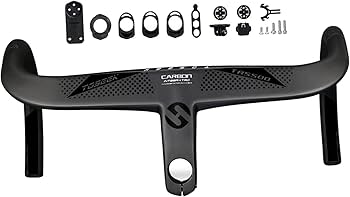 Amazon | ロードバイク ハンドル カーボン ドロップハンドル ステム