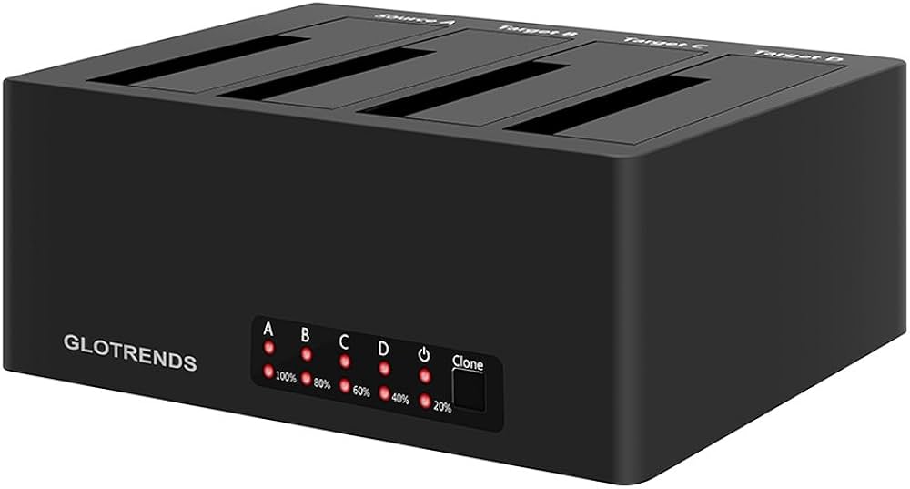 Amazon.co.jp: GLOTRENDS 4 BAY ハードディスクスタンド USB3.0 eSATA