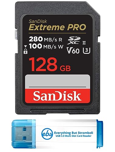 Amazon | SanDisk 128GB Extreme Pro SD UHS-II メモリーカード Canon