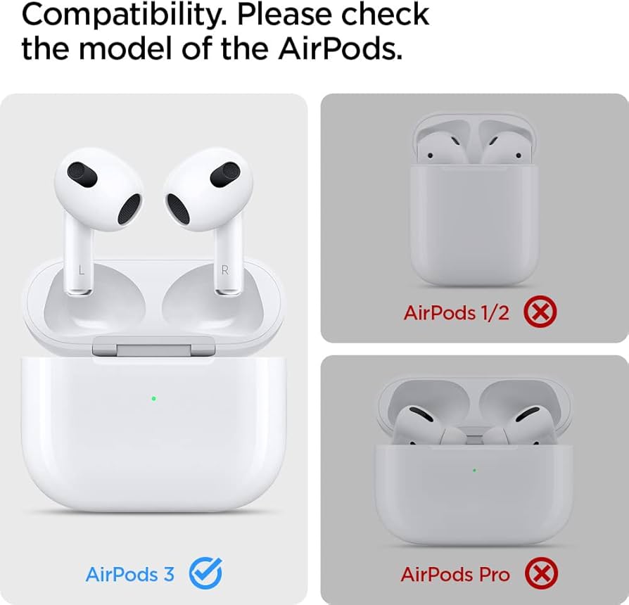 Amazon.co.jp: Spigen Airpods 第3世代 ケース AirPods 3 ケース 透明
