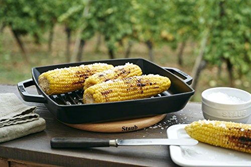 Amazon｜staub ストウブ 「 ピュアグリル スクエア ブラック 23cm