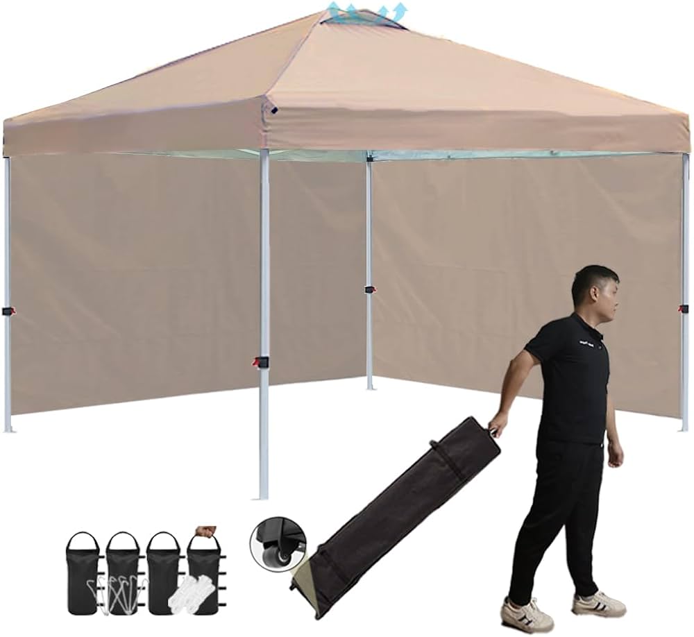 Amazon.co.jp: ToopTapu タープテント 【組立と運び簡単!!】【センター