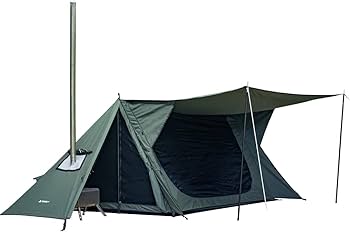 Amazon.co.jp: POMOLY STOVEHUT TC パップテント1-2人用 tc 軍幕テント