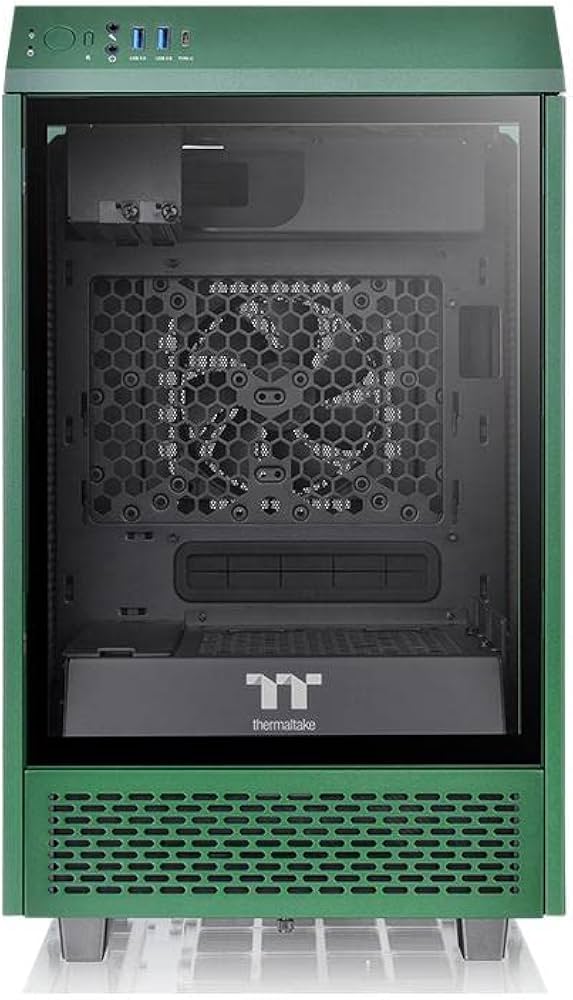 Amazon | Thermaltake The Tower 100 -Racing Green- ミニタワー型PC