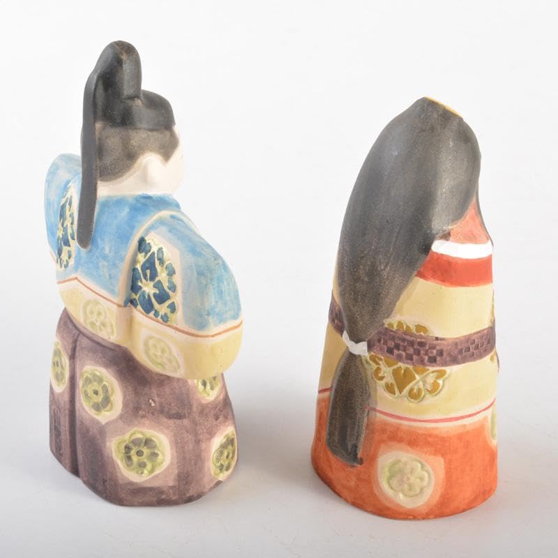 Amazon | 日展作家 北岡秀雄作 北秀窯 伝之雛 茜 立雛 雛人形 共箱 N