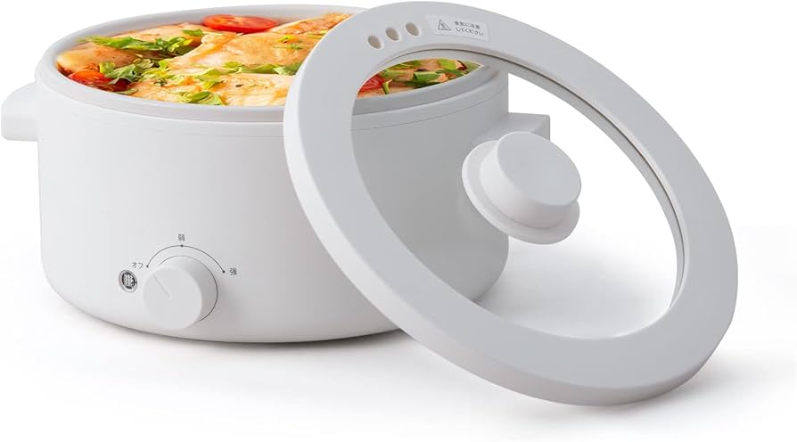 Amazon | 2L 電気ポット olayks.電気鍋 グリル鍋 電気 2人用 大容量