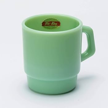 Amazon.co.jp: Fire-King スタッキングマグ ジェダイ/ジェイド（翡翠