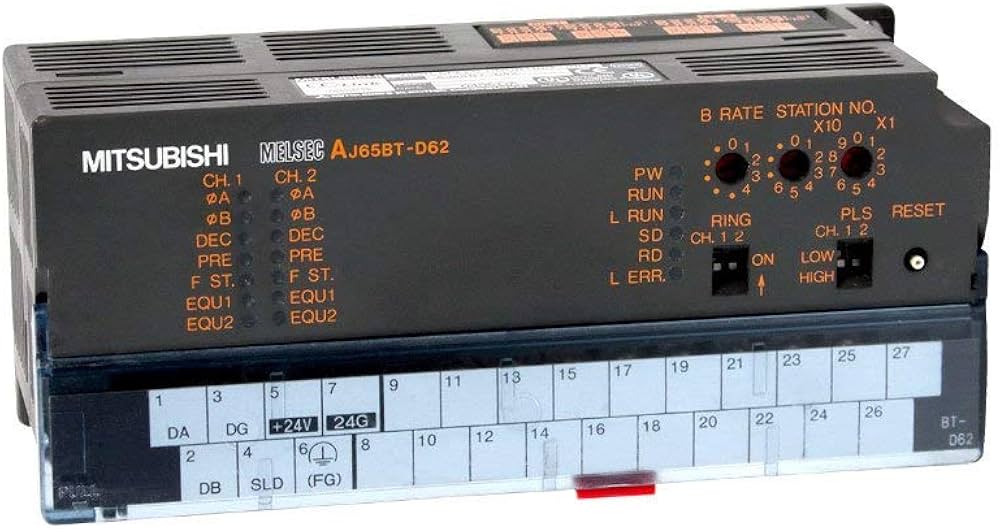 Amazon.co.jp: 三菱電機 AJ65BT-D62 CC-Link高速カウンタユニット (2